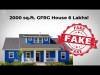 2000 sq.ft. 6 lakhs GFRG house  fake news